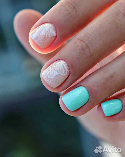 Педикюр, гель лак,японский маникюр, Модели