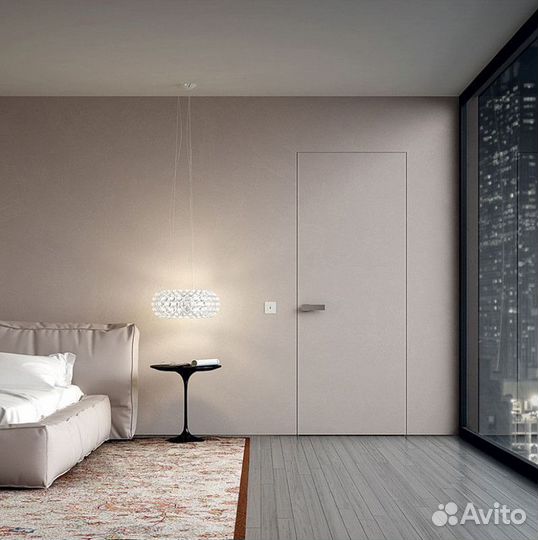 Двери скрытые межкомнатные под покраску