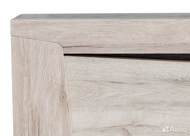 Кровать с подъемным механизмом и с основанием Соренто 140 дубстирлинг/кофе структурный матовый