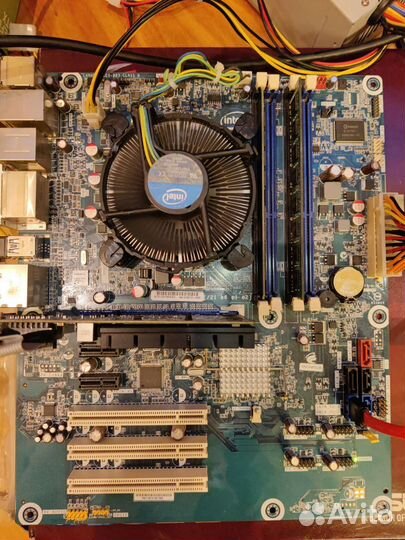 Материнская плата Intel + Intel i7 + 8 gb+hdd500