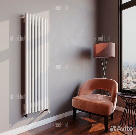 Вертикальный дизайн радиатор Steel-Hot от завода