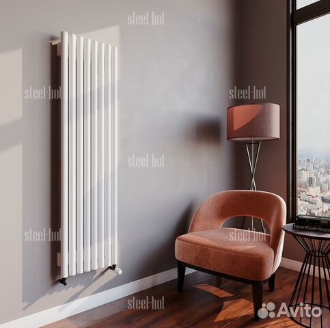 Вертикальный дизайн радиатор Steel-Hot от завода