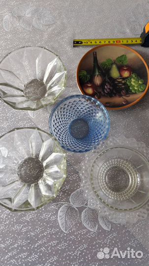 Ваза СССР, конфетница, тарелка декоративная