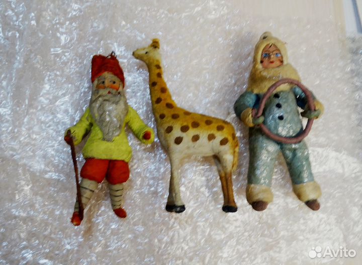 Старинные елочные игрушки