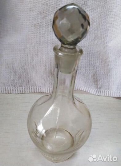 Графинчик по водочку СССР. Толстое стекло
