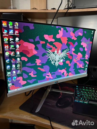 Монитор 24 165гц белый Asus