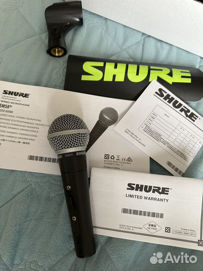 Микрофон оригинал shure SM 58
