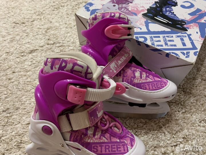 Коньки детские 26-29 раздвижные