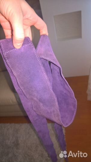 Пояс замшевый List и платье