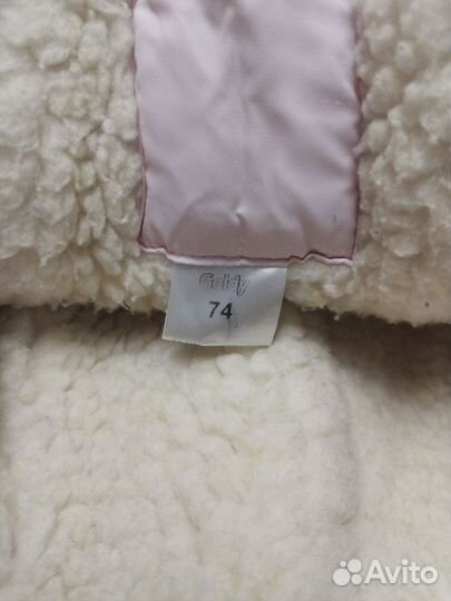 Зимний комбинезон для девочки 74