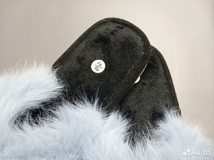 Новые меховые тапочки женские 39 40