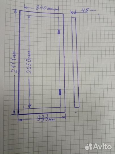Дверь металлическая входная