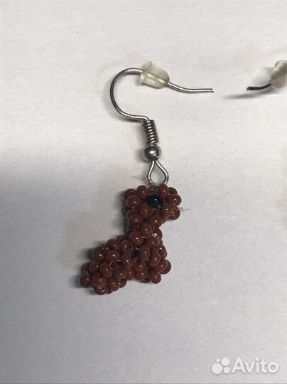 Серьги из бисера