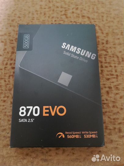 Новый SSD диск Samsung 500Gb 2,5 MZ-77E500BW