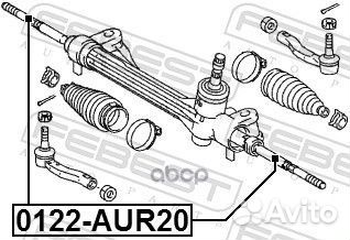 Тяга рулевая 0122-AUR20 0122-AUR20 Febest