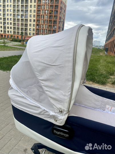 Коляска peg perego culla auto хром