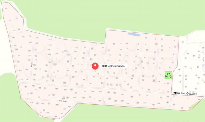 Участок 11,7 сот. (СНТ, ДНП)