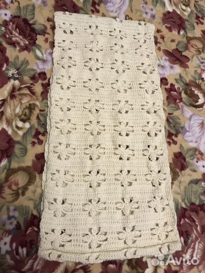 Вязаный шарф ручной работы