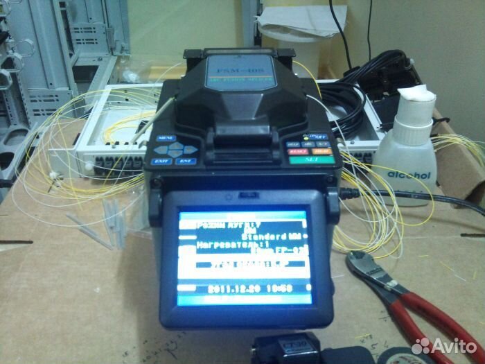 Cварка оптоволокна, Монтаж волс, Измерения оптики