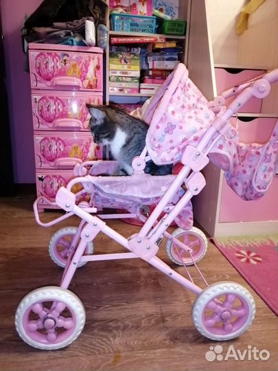 Большая коляска для кукол