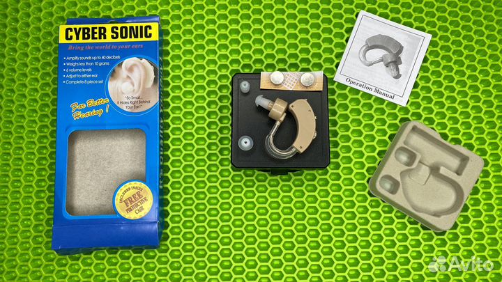 Слуховой аппарат усилитель звука новый комплект