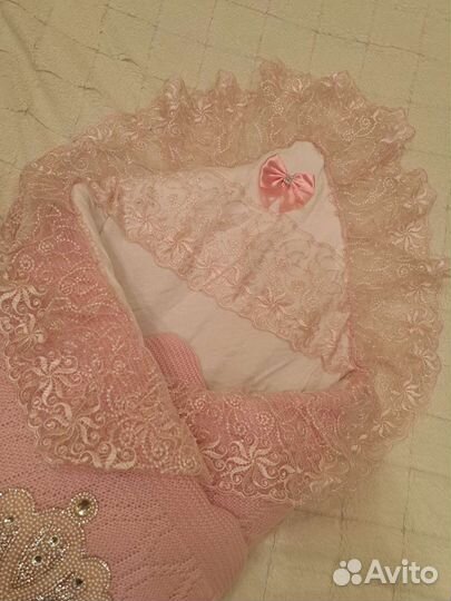 Теплый конверт на выписку