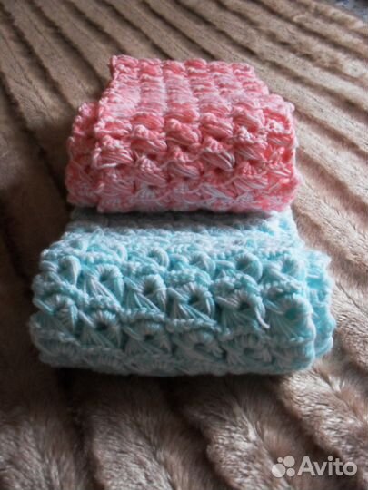 Двухцветный кружевной шарф