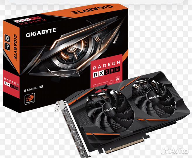 Видеокарта rx580 8gb