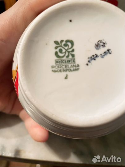 Заварочный чайник кофейник +сахарница Польша