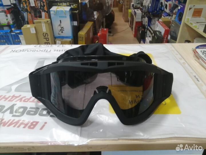 Очки тактические для страйкбола широкие