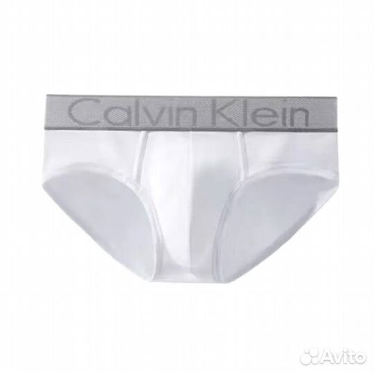 Мужские трусы брифы белые Calvin Klein Briefs