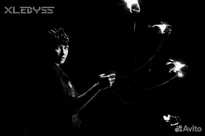 Веер огненный (два веера)