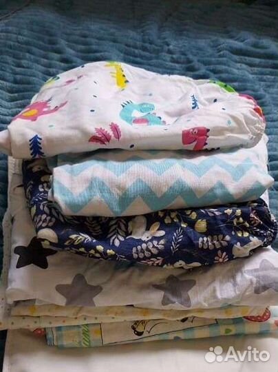 Детские простыни на резинках