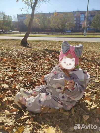 Шапочка для девочки от 7мес