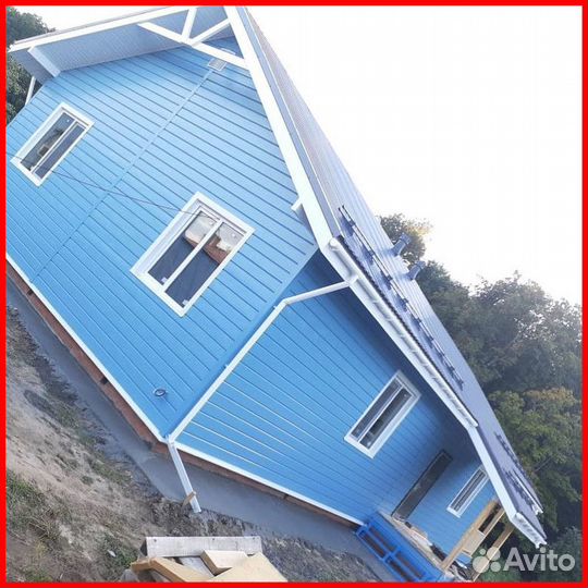 Фасад дома из сайдинга