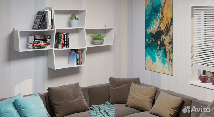 Полка навесная Мозаика