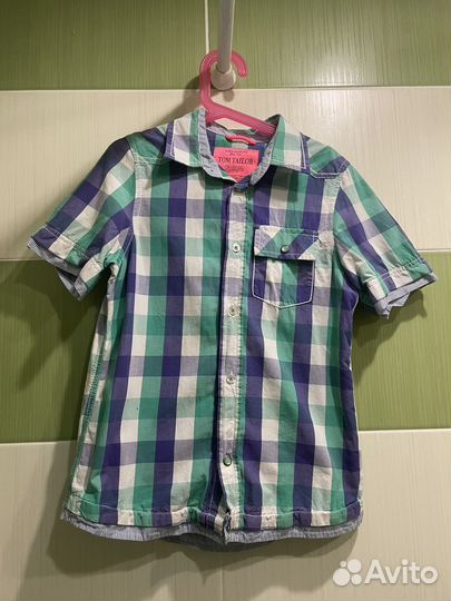 Рубашки для мальчика H&M, Tom Tailor, Zara
