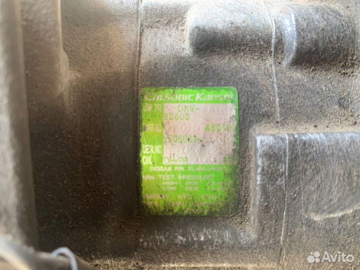 Компрессор кондиционера Nissan Sunny 1.6 QG16