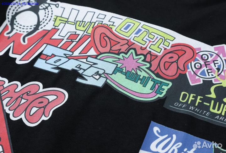 Футболка Off White чёрная (Арт.61307)