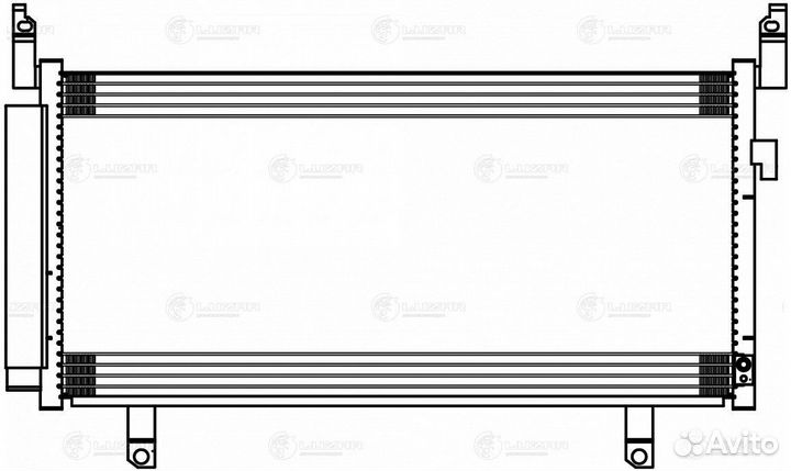 Радиатор кондиц. для а/м Subaru Forester IV (12) 2