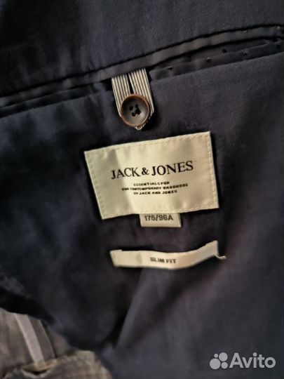 Пиджак мужской лен jack & jones новый