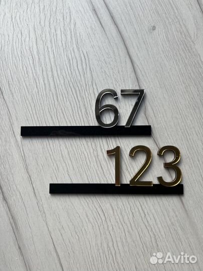 Цифры на дверь