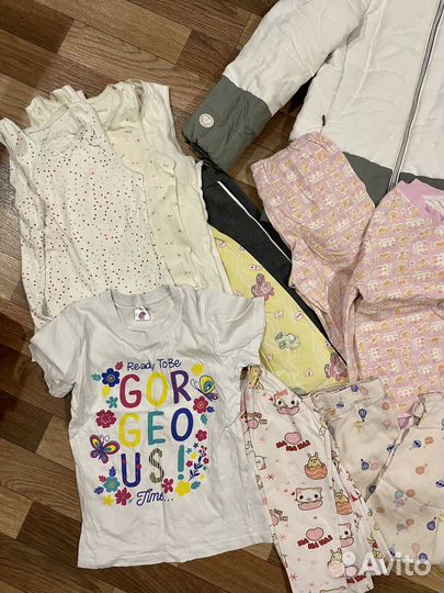 Детские вещи пакетом для девочек 6-8 лет