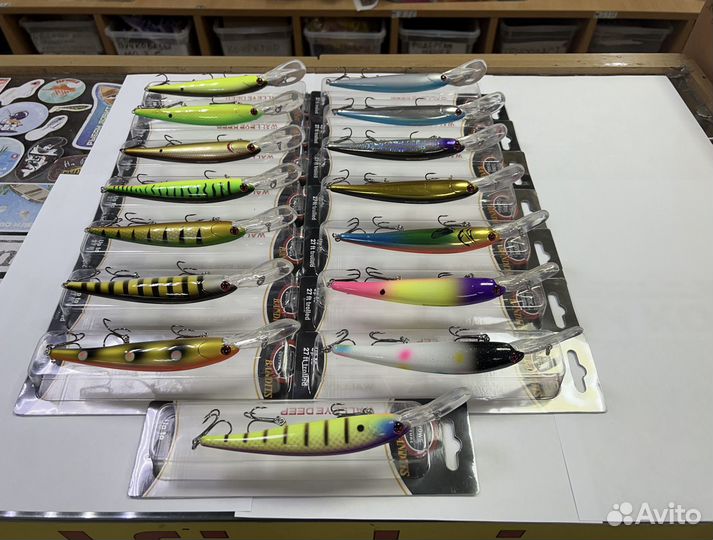 Воблеры для троллинга Bandit Deep Walleye реплика