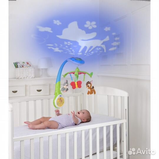 Музыкальный мобиль с проектором Chicco