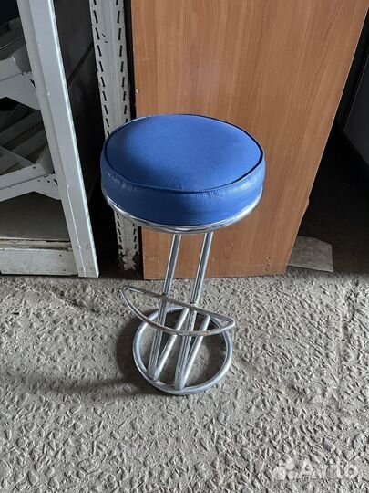 Стул барный синий 35/82