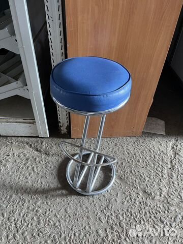 Стул барный синий 35/82