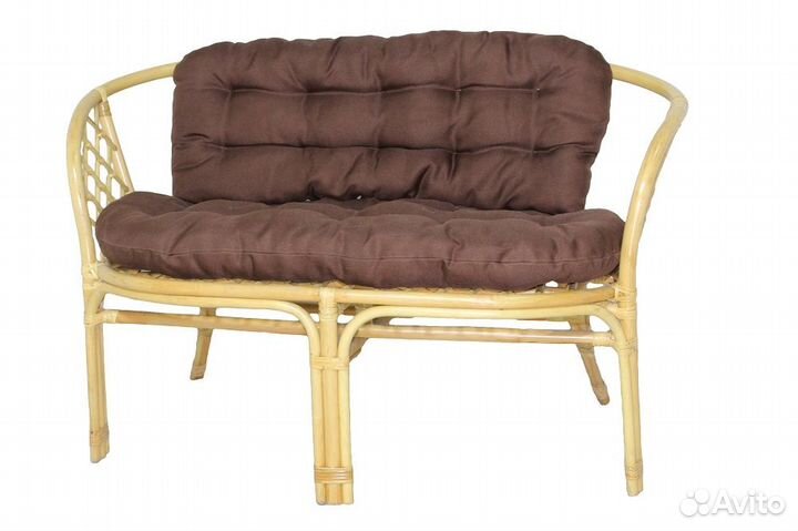 Диван двухместный Ротанг