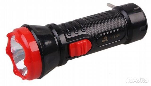 LED фонарик hgdue HG-9936 c аккумулятором 2 режима