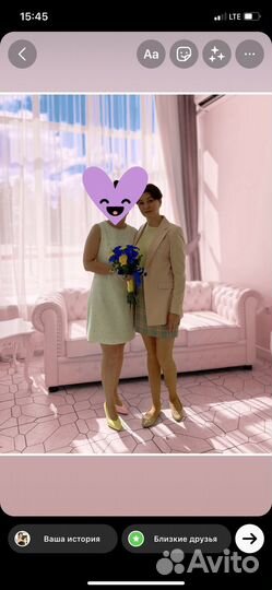 Костюм жакет с мини юбкой